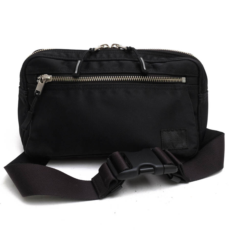 PORTER 822-06132 LIFT WAIST BAG ��ե� / �ݡ����� ���ĥ��Х� Ķ��̩�٥ʥ�����ĥ��� PVC�ù� �ܥǥ��Хå� �֥�å� �� �������ȥХå� ���