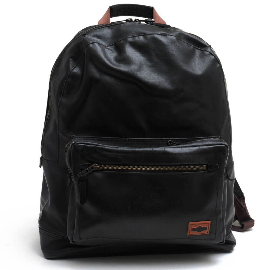 PORTER 748-05516 MINER DAY PACK マイナー / ポーター 吉田カバン B4サイズ収納可 コットンダンガリー 牛ステア タンニン鞣し デイパック ブラック 黒 リュック メ