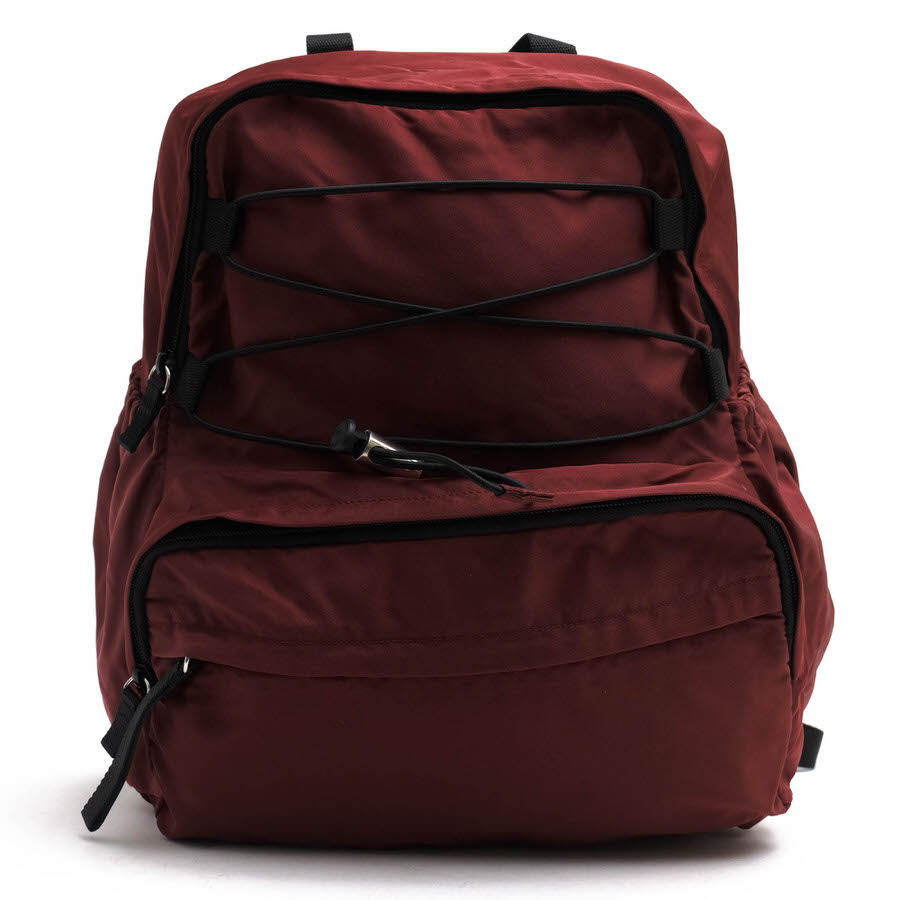 PRADA V317 ZAINO IN TESSUTO / �ץ�� �ƥ����� �ǥ��ѥå� ��˥��å��� �˽����� ��åɥ֥饦�� ���� ���å� ���