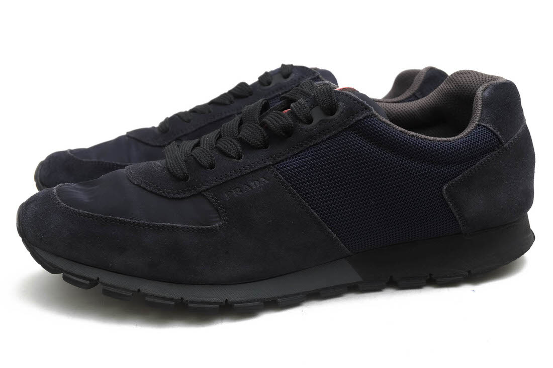 PRADA 4E2700 Matchrace Sneakers / �ץ�� SPORTS ���ݡ��� ������ ���� �ͥ��ӡ� �� �������åȥ��ˡ����� ���