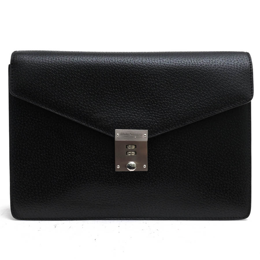 Salvatore Ferragamo EO-24 5535 / ե饬 å ӥͥХå 󥮥 ꥢ Υ ֥å  ɥХå/åХå 