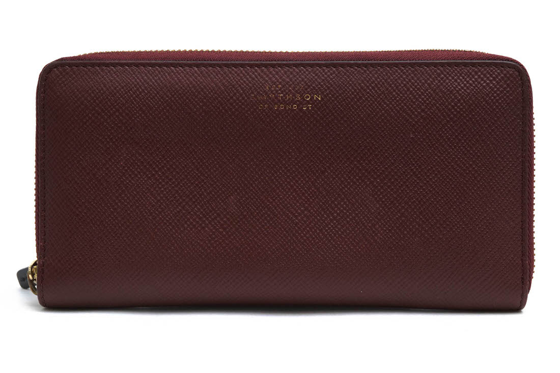 SMYTHSON BURLINGTON LONG ZIP PURSE バーリントン / スマイソン 鹿革
