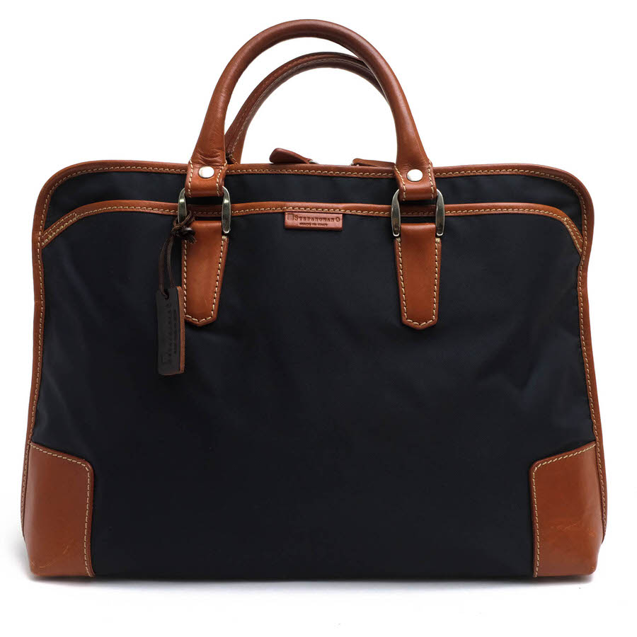 美品✨STEFANO MANO ステファノマーノ クロコ型押し ビジネスバッグ STEFANO MANO Art.3777 Missisipi / ステファノマーノ A4サイズ