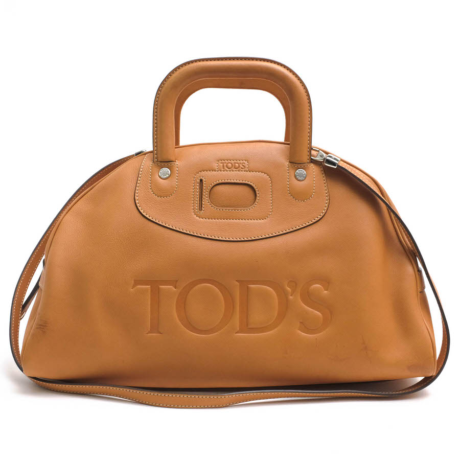TOD'S / ȥå  ߥ˥ܥȥ 2WAY Хå ֥饦  ϥɥХå ǥ