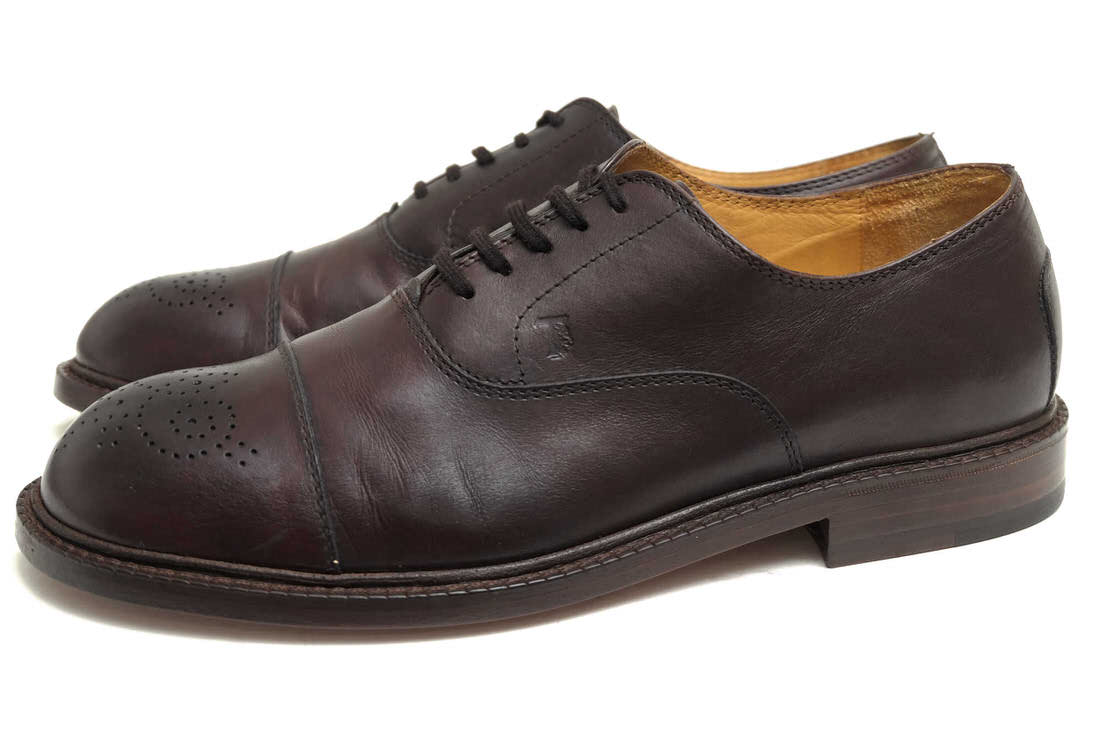 TOD'S / ȥå ꥪ 륽뽤   ȥ졼ȥå 쥶 ޥåˡ ֥饦 Ǥ ӥͥ塼 