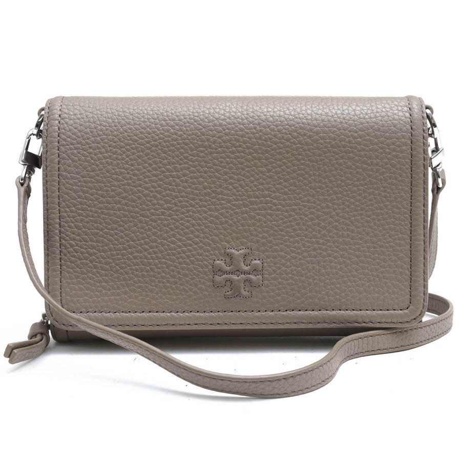 TORY BURCH 40850 Pebbled Leather Zip Around Backpack