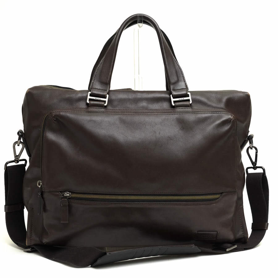 TUMI 63001B HARRISON Madden Brief �ϥ꥽�� / �ȥ��� ���� �ե륰�쥤��쥶�� 2WAY ���������Хå� �Ρ���PC��Ǽ�� �������֥饦�� �Ǥ��� �ӥ��ͥ��Хå� ���