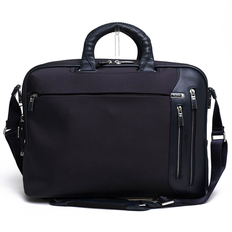 TUMI 25611NVY Arrive Narita Slim Brief �ʥ꥿ / �ȥ��� T-pass �ޥ������Хꥹ�ƥ��å�HTLS�ݥꥨ���ƥ� �����ե����� ���� 2WAY ���������Хå� �Ρ���PC��Ǽ�� �ͥ��ӡ� �� �ӥ��ͥ��Хå� ���