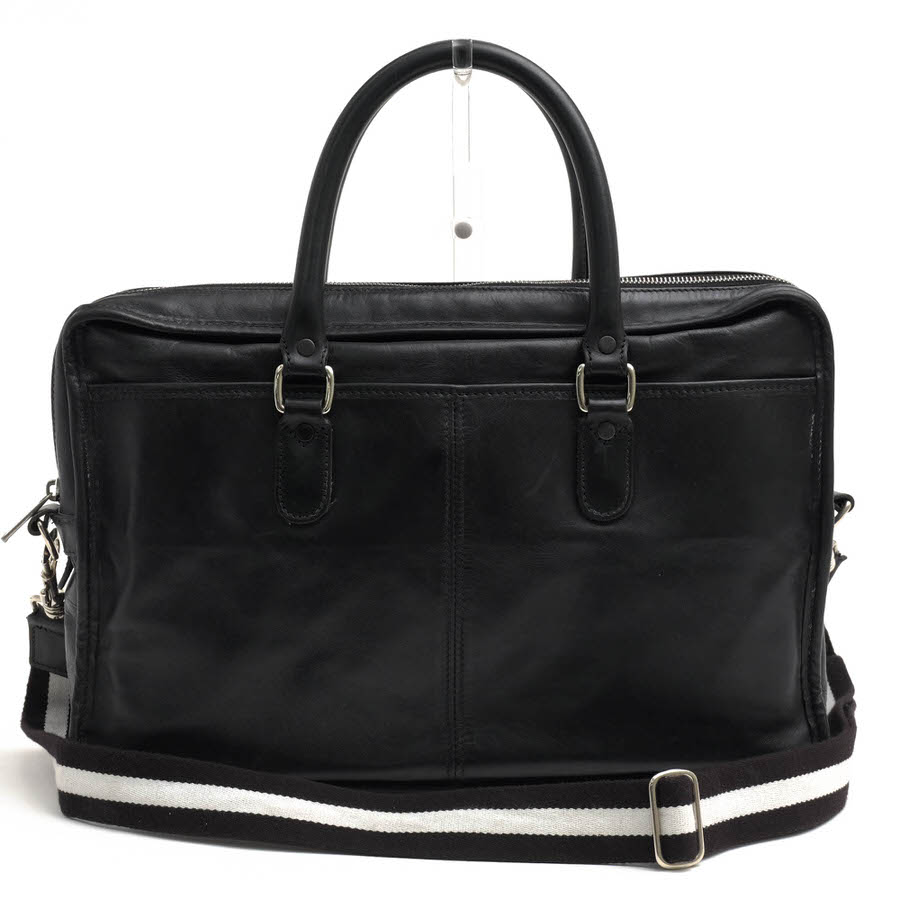 TUSTING タスティング　ブラックレザー ボストンバッグ TUSTING タスティング ブラックレザー ボストンバッグ