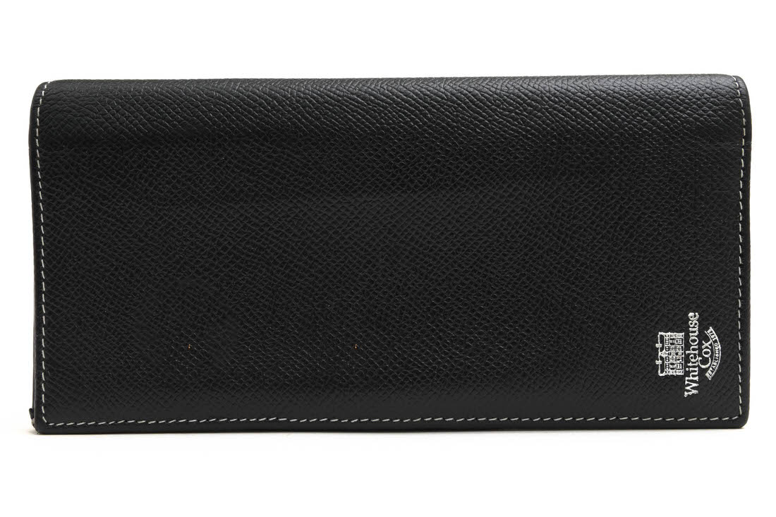 Whitehouse Cox S9697L LONG WALLET / LONDONCALF �� BRIDLE / �ۥ磻�ȥϥ������å��� ����ɥ󥫡��� ���� ����ޤ� �������줢�� �֥�å� �� Ĺ���� ���