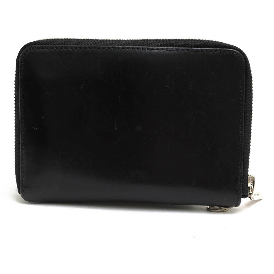 YOHJI YAMAMOTO HV-A01-763-1A3 THICK NATURAL FASTENER WALLET S / 襦ޥ  줢 饦ɥå 饦ɥեʡ ˥å ˽ ֥å  Ĺ 