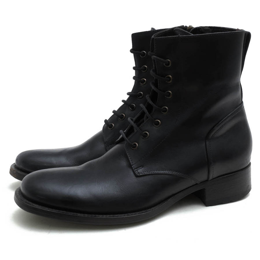 極美品 BUTTERO ブッテロ レザー エンジニアブーツ キルティング 黒 BUTTERO エンジニアブーツ B3704 era キルティング / ブッテロ