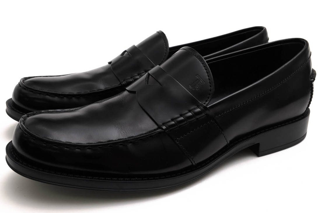 【美品】TOD'S レザーローファー スリッポン モカシン コインローファー TOD'S / トッズ コインローファー型 牛革 カーフ モカシン