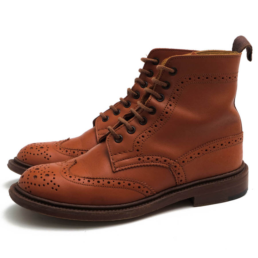 Tricker's L2508 MALTON Brogue Boots �⡼��ȥ� / �ȥ�å����� ���֥륽���� ���� ������ ����ȥ꡼�֡��� �����󥰥��å� �쥶�������� ���åɥ��䡼���������ˡ �֥饦�� �� �졼�����åץ֡��� ��ǥ�����