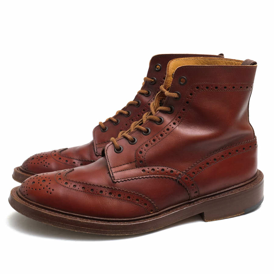 Tricker's M2508 MALTON Brogue Boots �⡼��ȥ� / �ȥ�å����� ���֥륽���� ���� ������ ����ȥ꡼�֡��� �����󥰥��å� �쥶�������� ���åɥ��䡼���������ˡ �֥饦�� �� �졼�����åץ֡��� ���