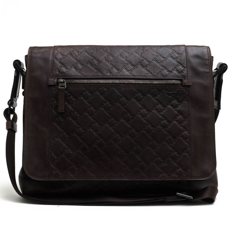 TUMI 31170DBT TICON Leather Messenger �������� / �ȥ��� �ե�å׼� ���� ��å��󥸥㡼�Хå� �������֥饦�� �Ǥ��� ���������Хå� ���