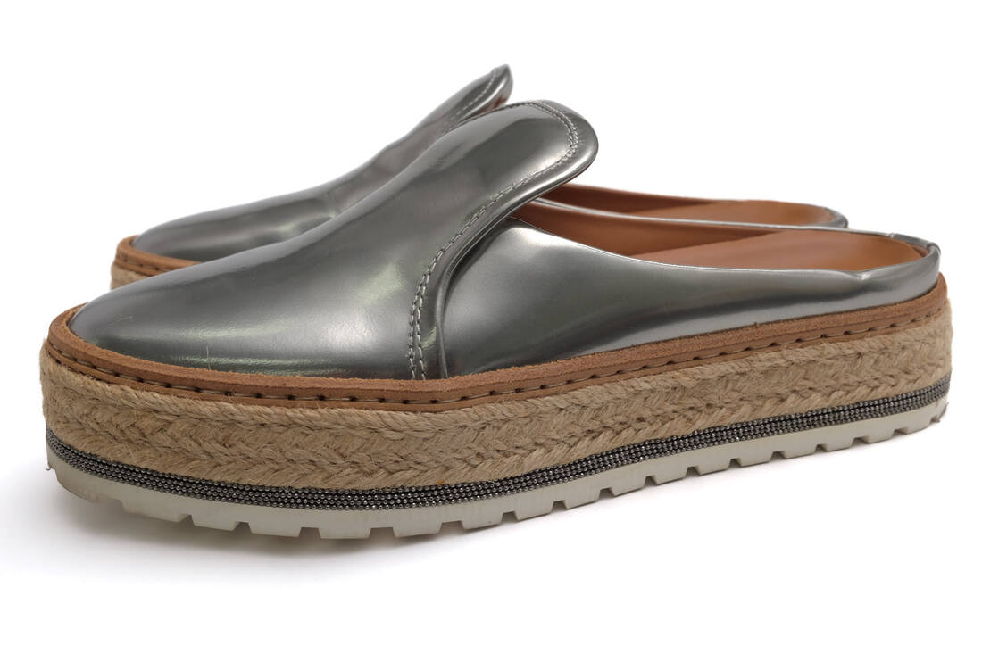 BRUNELLO CUCINELLI / ブルネロクチネリ エスパドリーユ メタリック
