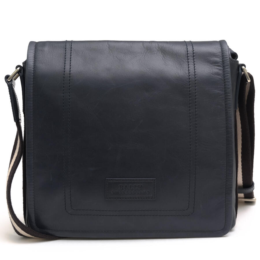 BALLY バリー【美品】Terlago テルラーゴ メッセンジャーバッグ BALLY TERLAGO / バリー バリーストライプ 牛革 カーフ メッセンジャー