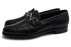 BARKER BLACK Wolfe Loafers / �С������֥�å� �������ܡ��� ���� ������ �쥶�������� ����åݥ� ���åɥ��䡼���������ˡ �֥�å� �� �ӥåȥ����ե��� ���