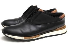 Berluti S6318-001 Fast Track Slip On �ե����ȥȥ�å� / �٥��åƥ� ���졼���� �����ե쥶�� ��Ф��ù����� ����åݥ� �֥�å� �� �������åȥ��ˡ����� ���