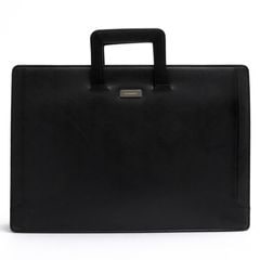 BURBERRY 5037-45 / �С��Х꡼ A4��������Ǽ�� ���ե������Υ쥶�� ���� �֥�å� �� �ӥ��ͥ��Хå� ���