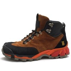BURBERRY 8062387 Tor HIKING BOOT ON RUBBER SOLE / �С��Х꡼ �����ե쥶�� ���� �֥饦�� �� �ޥ���ƥ�֡��� ���