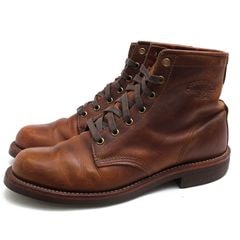CHIPPEWA 1901M26 6inch Utility Boots 6����� �桼�ƥ���ƥ����֡��� / ���ڥ� �����ӥ��֡��� �ե륰�쥤�󥪥���ɥ쥶�� ���� �ץ졼��ȥ� Vibram������ ���åɥ��䡼���������ˡ �֥饦�� �� ����֡��� ���