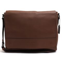 COACH F68017 Houston Messenger / ������ �ե�å׼� Smooth calf leather ���ࡼ�������ե쥶�� ���� ��å��󥸥㡼�Хå� �Ρ���PC��Ǽ�� ���ܳ� �����󥯥쥶�� �֥饦�� �� ���������Хå� ���