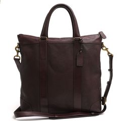 COACH 70477 CROSBY Leather Tote �������ӡ� �쥶�� �ȡ���X / ������ �����ꥢ��������ܥ쥶�� ���� 2WAY ���������Хå� �֥饦�� �� �ȡ��ȥХå� ���