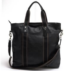 COACH F70560 Heritage Web Leather Utility Tote �إ�ơ��� �����֥쥶�� �桼�ƥ���ƥ��ȡ��� / ������ A4��������Ǽ�� ������ ���� 2WAY ���������Хå� �֥�å� �� �ȡ��ȥХå� ���