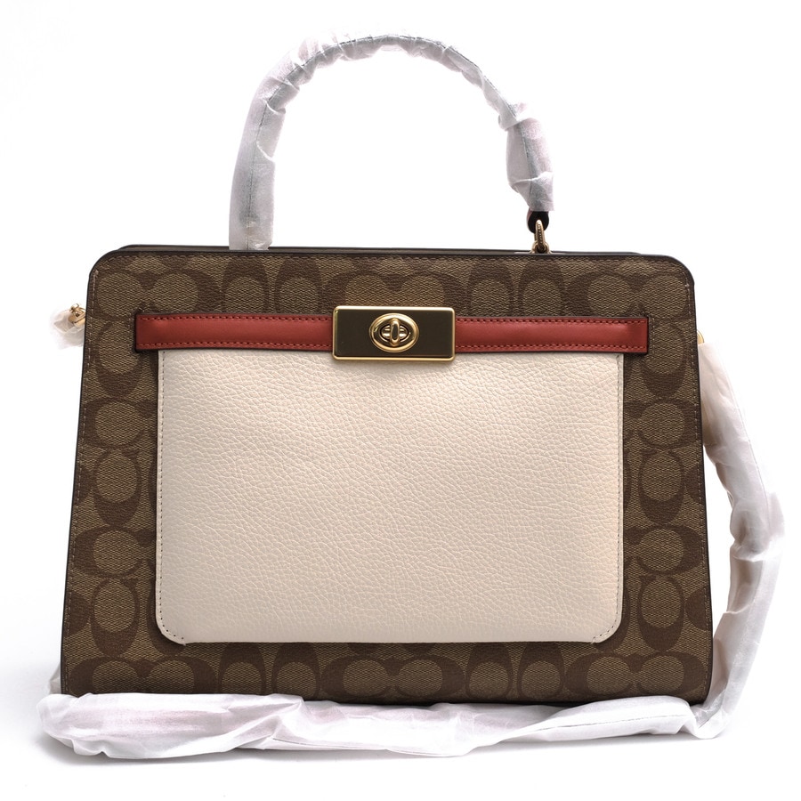 COACH C8208 Lane Carryall In Colorblock Signature Canvas / コーチ