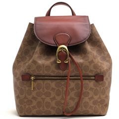 COACH 68563 Evie Backpack In Signature Canvas / ������ �ե�å׼� �����˥��㡼�����ƥåɥ����Х� ��ե�����ɥ����� ���� �ǥ��ѥå� �֥饦�� �� ���å� ��ǥ�����