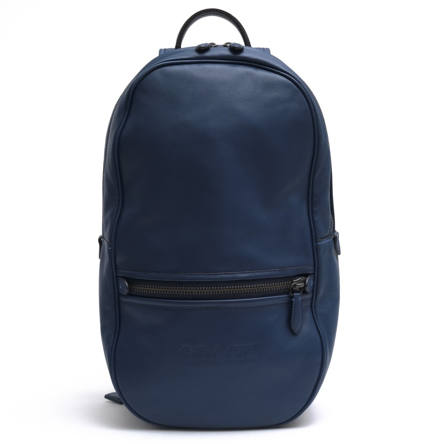 コーチ／COACH リュック バッグ バックパック メンズ 男性 男性用 レザー 革 本革 ブルー 青  C3792 League Dome Backpack リーグ ドーム バックパック ノートPC収納可 デイパック COACH C3792 League Dome Backpack リーグ ドーム バックパック