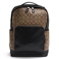 COACH F38755 Graham Backpack In Signature Canvas ����ϥ� �Хå��ѥå� / ������ A4��������Ǽ�� �����˥��㡼�����ƥåɥ����Х� ���� �ǥ��ѥå� �Ρ���PC��Ǽ�� �֥饦�� �� ���å� ���