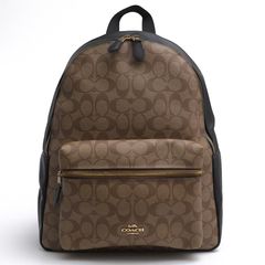 COACH F58314 SIGNATURE BACKPA �ߥǥ����� ���㡼�꡼ ���ͥ��㡼 / ������ �����ͥ��㡼�� �������� �ǥ��ѥå� ��˥��å��� �˽����� �֥�å� �� ���å� ��ǥ�����