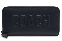 COACH F68154 Structured Pouch / コーチ クロスグレインレザー 牛革