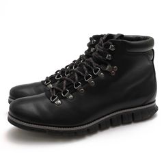 COLE HAAN C26254 Zerogrand HIKER BOOT Water Resistant ���������� �ϥ����� �����������쥸������� / ������ϡ��� GRAND OS ���� �֥�å� �� �ޥ���ƥ�֡��� ���