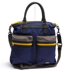 DOLCE��GABBANA BM1232 AF3481 SHOPPING NYLON + CANVAS COT + DAUPHINE / �ɥ륬�� A4��������Ǽ�� �ʥ�����ĥ��� ���� 2WAY ���������Хå� �֥롼 �� �ȡ��ȥХå� ���