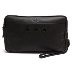 Dunhill L3K591B ADV8 Pochette With Zip / ����ҥ� �����ե쥶�� ���� ���ܳ� �����󥯥쥶�� �������֥饦�� �Ǥ��� ������ɥХå�/����å��Хå� ���