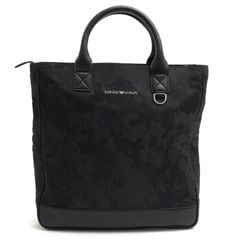 EMPORIO ARMANI Y4N134 Y018E TOTE JACQUARD Black Camouflage / ����ޡ��� A4��������Ǽ�� �Ρ���PC��Ǽ�� �º̡�����ե顼������ �֥�å� �� �ȡ��ȥХå� ���
