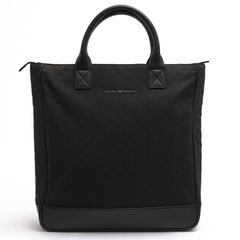 EMPORIO ARMANI Y4N134 Y022V 81336 Nylon Tote Bag With All Over Jacquard Eagle / ����ޡ��� ���㥫���ɥ��������� ��˥��å��� �˽����� �֥�å� �� �ȡ��ȥХå� ���