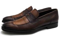 Ermenegildo Zegna A1988X CA07 / ���˥� �ѥƥ��������� Fatto a mano �ϥ�ɥᥤ�� ���� ������ �����󥰥��å� ���åɥ��䡼���������ˡ �֥饦�� �� ����������ե��� ���