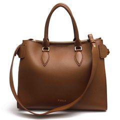 FURLA Zone TOTE L / �ե�� ���쥤�󷿲������� ���ܳ� �����󥯥쥶�� 2WAY ���������Хå� �֥饦�� �� �ȡ��ȥХå� ��ǥ�����