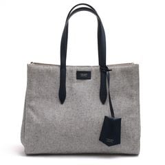 GIORGIO ARMANI Y1D041 YM47A SHOPPING E/W CANVAS+VACCHETTA / ����ޡ��� ���åȥ󥭥��Х� ���� ������ ��˥��å��� �˽����� �ͥ��ӡ� �� �ȡ��ȥХå� ��ǥ�����