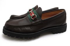 GUCCI 496246 ARPA0 1098 Horsebit Loafers / ���å� �ۡ����ӥåȥ����ե��� �����ե쥶�� ���� ���� �������֥饦�� �Ǥ��� �ӥåȥ����ե��� ���