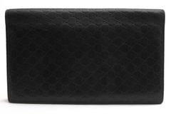 GUCCI 32210-534041 / ���å� �ޥ��������å����� GG�� �����ե쥶�� ���� ��������ʤ� ������ ����ޤ� �֥�å� �� Ĺ���� ���