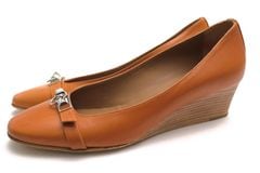 HERMES Bilbao ballet flat / ����᥹ ������������եХå��� �����ȥ����� ���ӳ� �쥶�������� �֥饦�� �� �ѥ�ץ� ��ǥ�����