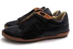 HERMES Chris Sneakers クリス / エルメス カーフスキン 牛革 ブラウン