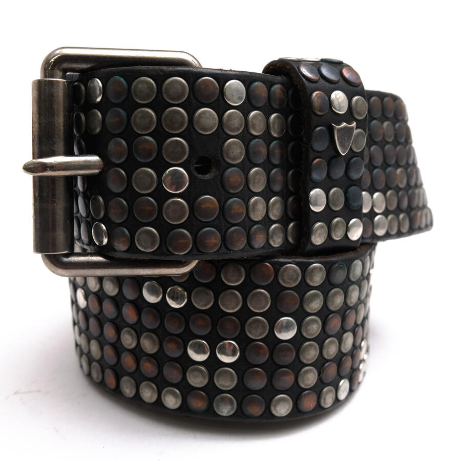 ​【希少アーカイブ】LUNA MATTINO デコラティブヴィンテージベルト ​ HTC 6000 STUDS BELT / エイチティーシー EURO ユーロ イタリアン