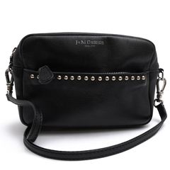 J��M DAVIDSON 12019023080JN LIPSTICK POCHETTE WITH STUDS / J��M�ǥ����åɥ��� �����ե쥶�� ���� �֥�å� �� ���������Хå� ��ǥ�����
